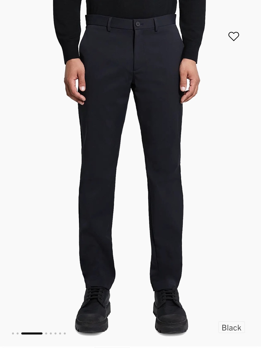 Theory Men's Black Slim Straight Dress Pants size 34